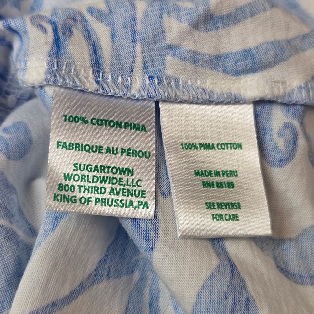 LILLY PULITZER Eliza Dress Resort White Glisten In The Sun Women’s Large 6305 - Picture 7 of 9